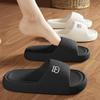 Outdoors Summer Women Men Flat Thick Platform Slippers Non-Slip Cartoon Home Bath Sandals Beach Slides Couples Ladies Shoes