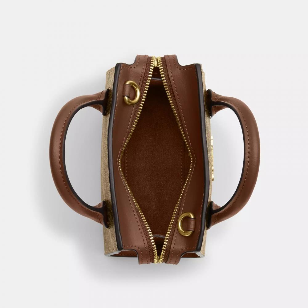 Coach Мини-сумка Andrea из фирменной парусины