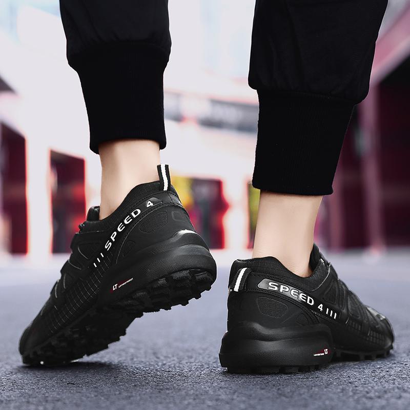 Men's High Quality Anti-Slip Wear Resistant Large Size Men's Outdoor Waterproof Hiking Shoes