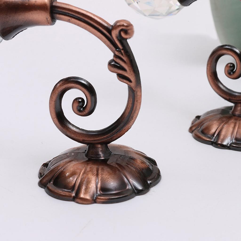 2 шт. Металлический хрустальный держатель для штор настенные подхваты крючки пряжка ручка крючок держатель зажим для штор украшение для комнаты дома