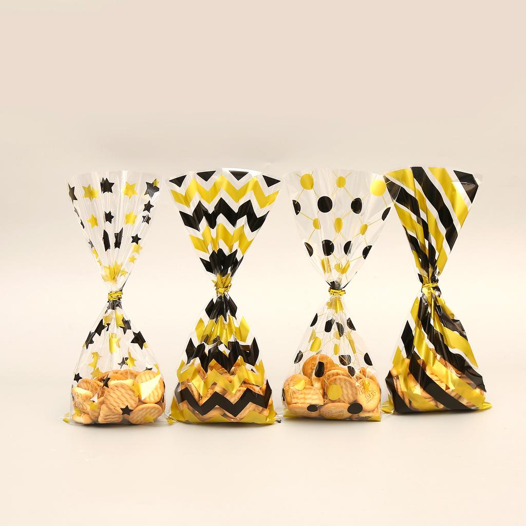 Creative Dinosaur Kid Cartoon With Twist Ties Candy Gift Bag 50pc Animal Plastic Transparent Unicorn Mermaid Packaging Bag Party Supplies