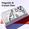 Милый Мультяшный Утенок Чехол для Телефона для iPhone 17 16 15 14 13 12 Pro Max Plus С Магнитным Прозрачным Чехлом Беспроводная Зарядка