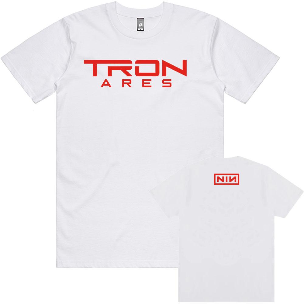 Nine Inch Nails Tron Ares T-shirt Rock Band Album Printing Tshirts Cotton Loose Casual Fashion Tee-shirt Graphic Print Tees