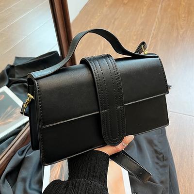 Trend Luxury Женская сумка через плечо с клапаном из кожи Маленькая квадратная сумка через плечо Сумки-мессенджеры