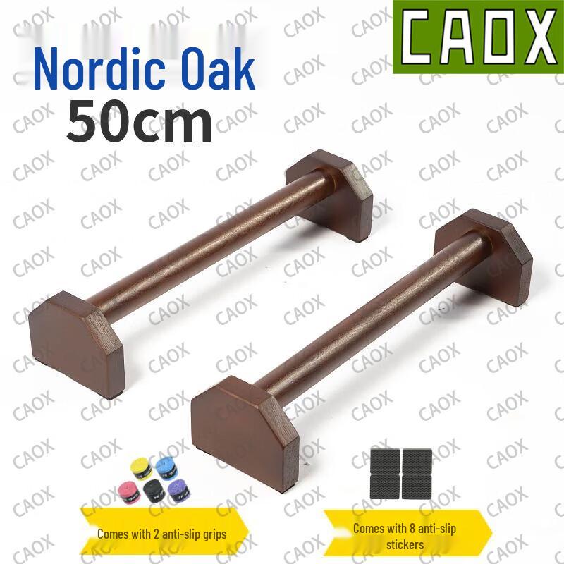 CAOX Wooden Planche & Push-up Bars