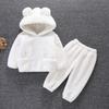 Children's Autumn and Winter Flannel Autumn Baby Clothes Suit Boys' Clothing 1-2 Years Old Autumn Children's Home Service