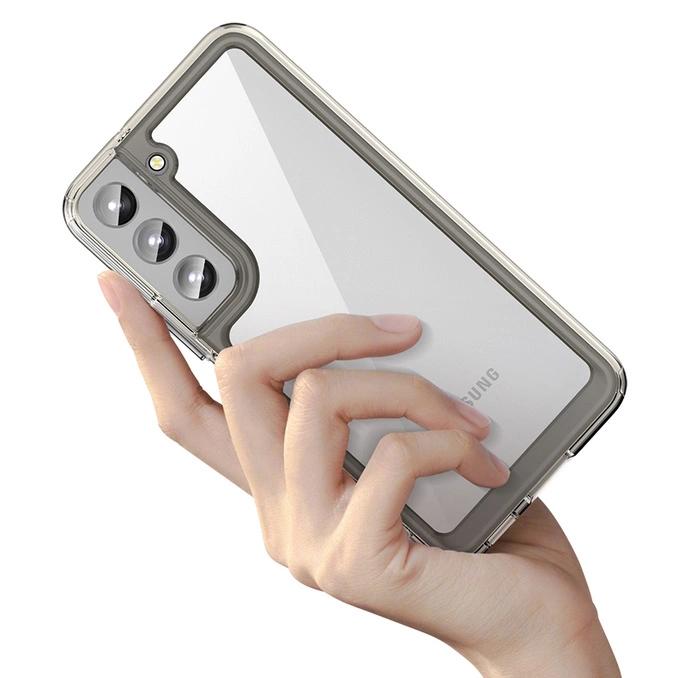 Outer Space Case Case For Samsung Galaxy S22+ (S22 Plus) Hard Cover With Gel Frame Transparent