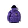 Li Ning X Disney теплая спортивная куртка с капюшоном мужская куртка фиолетовая AYMP235-3