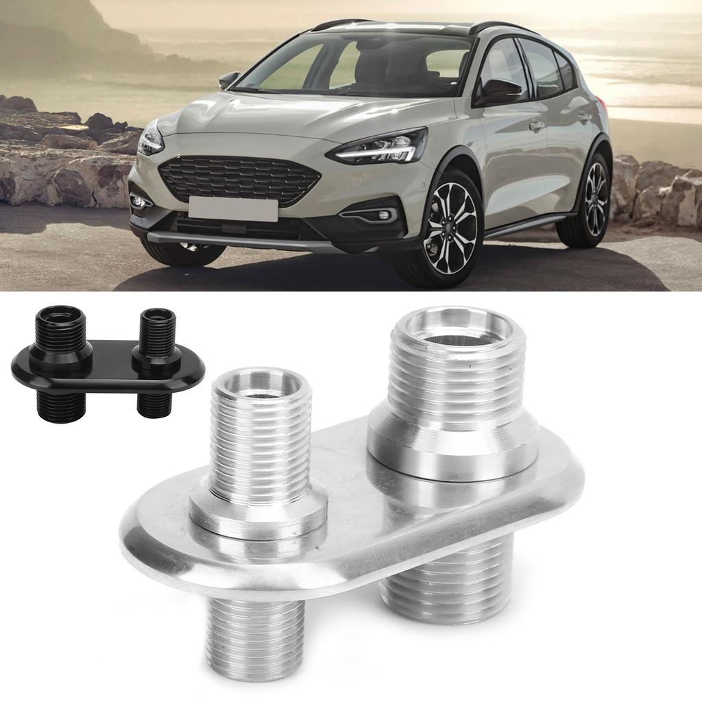 Car 2‑Port Air Conditioner Bulkhead Connector Modification Replacement for Firewall Bulkhead