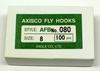 AXISCO Fly Hooks AFB Fishing Hooks (100-Pack) 080-#8