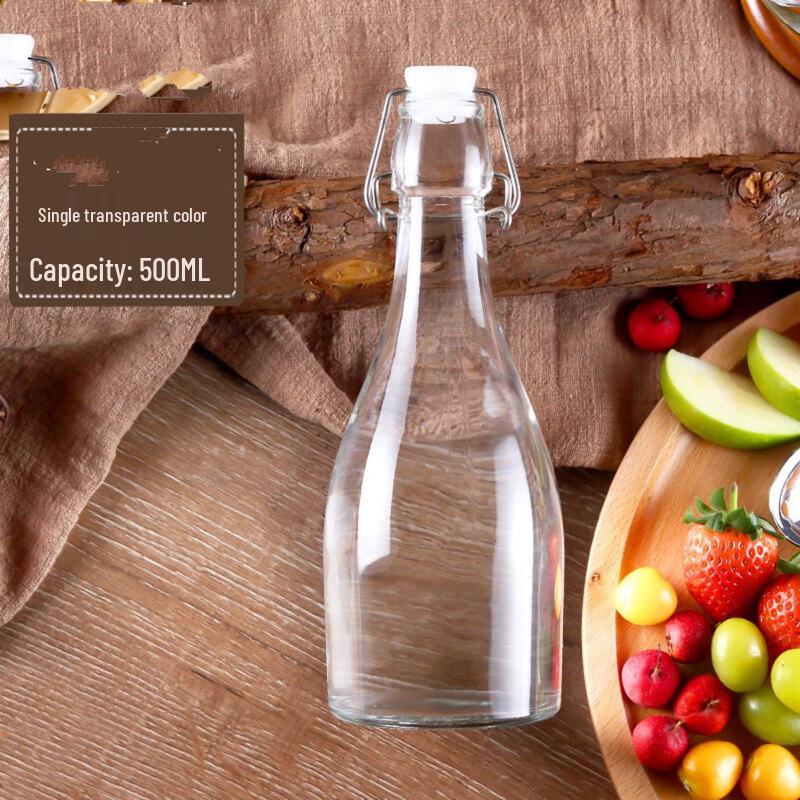 Набор многоразовых герметичных стеклянных бутылок Zhishi