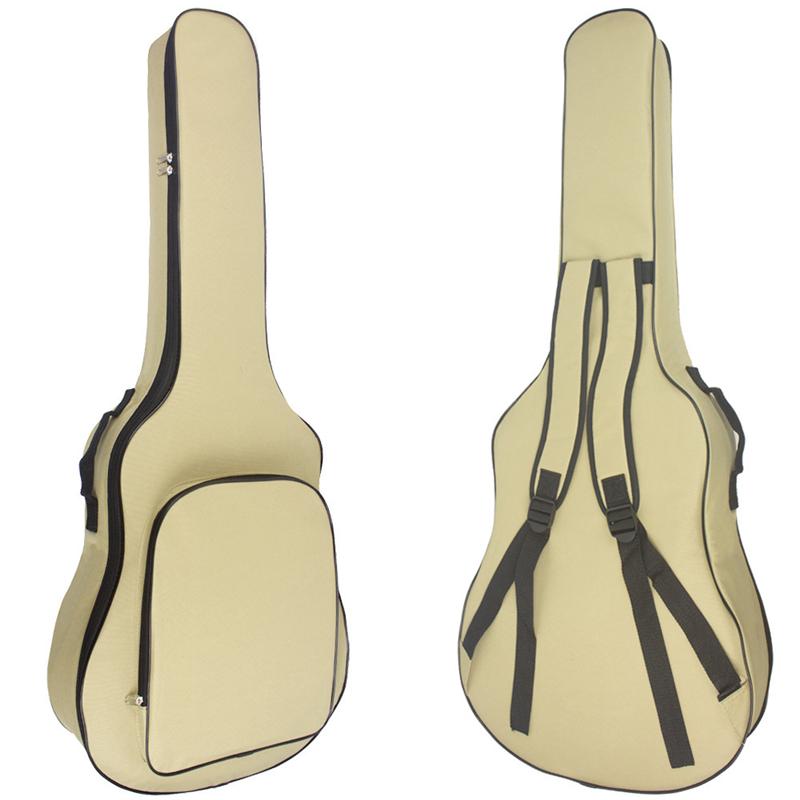 Утолщенная противоударная акустическая фолк-гитара 600D Oxford с регулируемыми ремнями и плечевыми ремнями для гитары