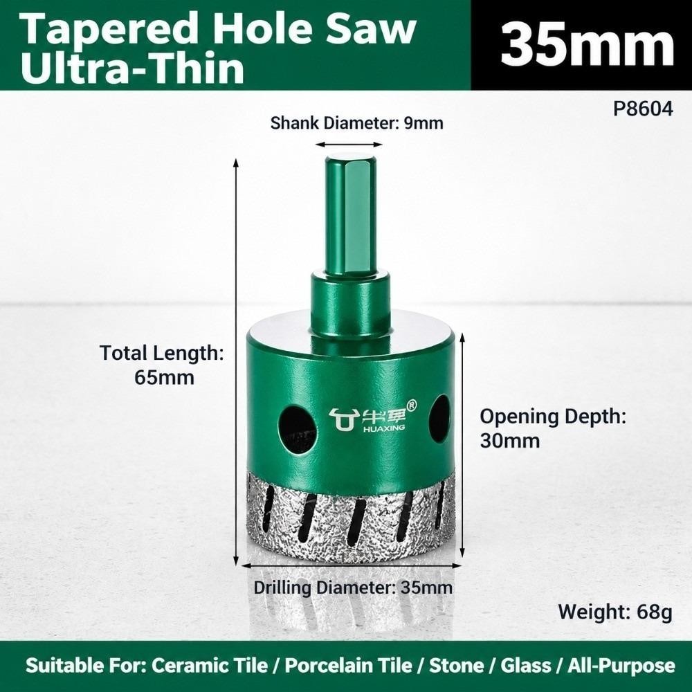 Dry Cutting Diamond Hole Cutter Triangular Shank Stone Hole Saw Hole Saw Slate Cutting