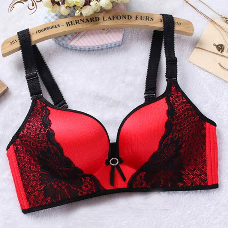 Бескаркасный Сексуальный Тонкий Бюстгальтер Бюстгальтер Большого Размера