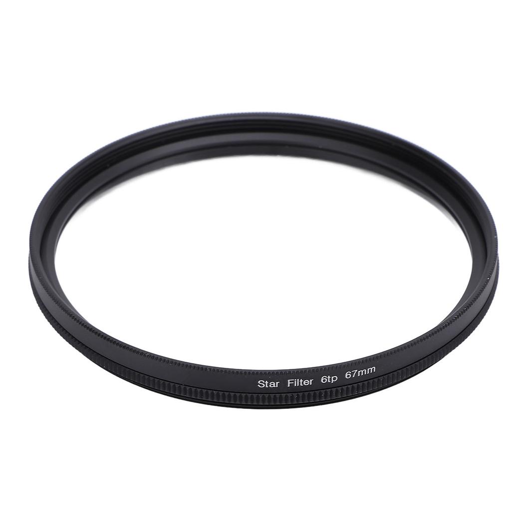 Camera Lens Filter 67mm Lens Protect Filter Star Effect Filter for 67mm Lens Cell Phones and