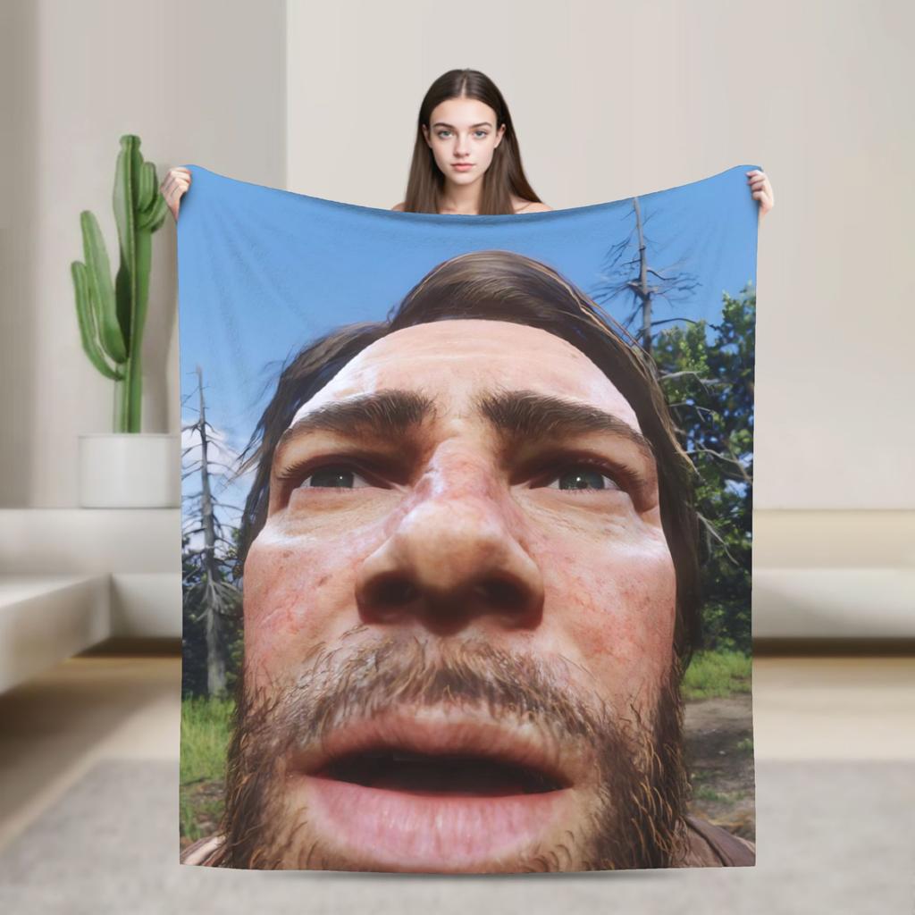 Плед Arthur Morgan Ультрамягкий Плед-покрывало для кровати 50x60 дюймов Различные размеры Пледы и одеяла