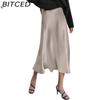 BITCED Женская Мода Повседневная Однотонная С Принтом Летняя Весенняя Юбка