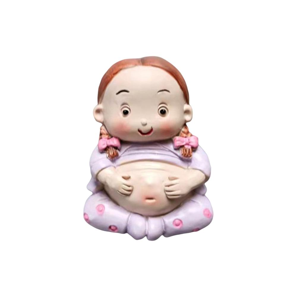 Cute Cartoon Yoga Girl Series Creative Personality Design Refrigerator Stickers 3D Resin Message Board Kitchen Decoration