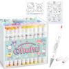 Персонажи Sanrio x Ohuhu Маркер-кисть для иллюстраций, 80 цветов, 81 ручка, Профессиональный Favori...