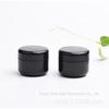 50 г черная глянцевая полипропиленовая банка для крема с внутренней крышкой для косметики и клея для лака для ногтей
