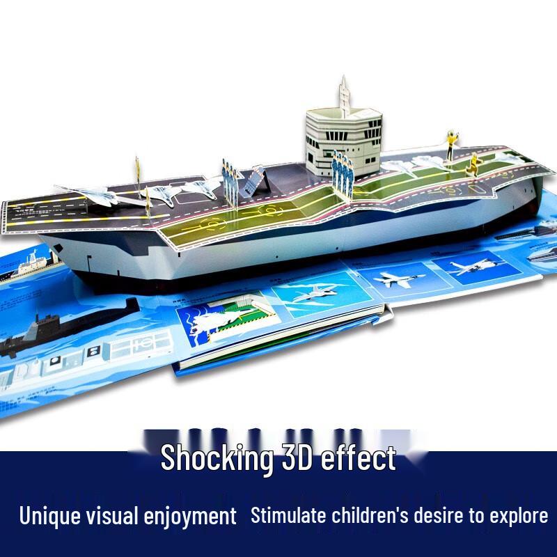 Interactive 3D Pop-Up Transportation Book for Kids