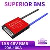 15S 48V 20A-100A LifePo4 Плата защиты аккумулятора Общий порт со сбалансированным портом