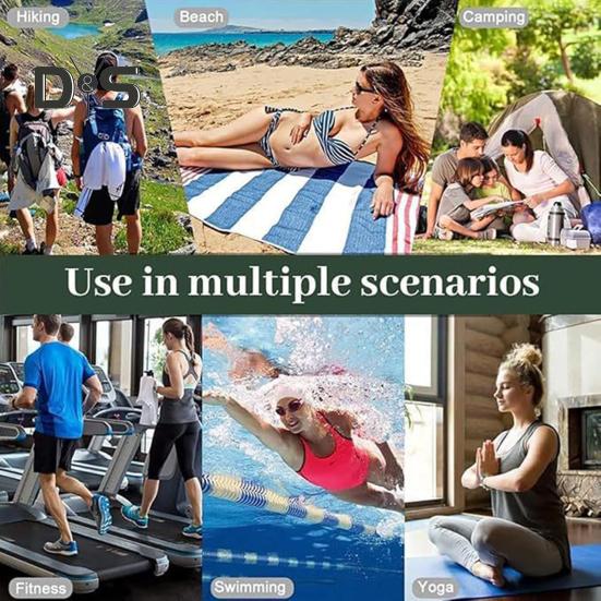 Магнитное банное полотенце 190 см x 76 см, быстросохнущее, впитывающее, пляжное полотенце, ткань с магнитной застежкой, полотенце для йоги, плавания, кемпинга