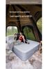 Double-Layer Inflatable Backrest Mattress for Two with Thickened Design