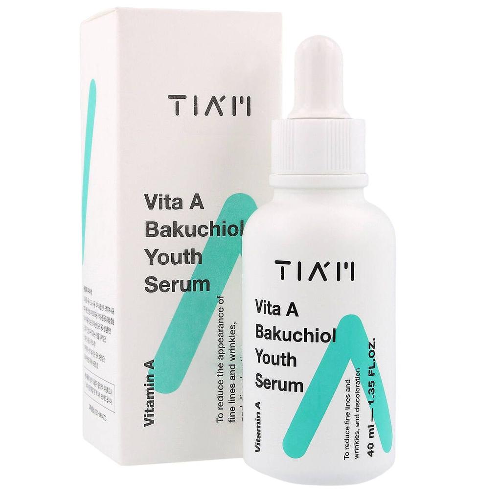 TIAM Vita A Bakuchiol Youth Serum 40ml - Multifunctional Anti-aging Serum