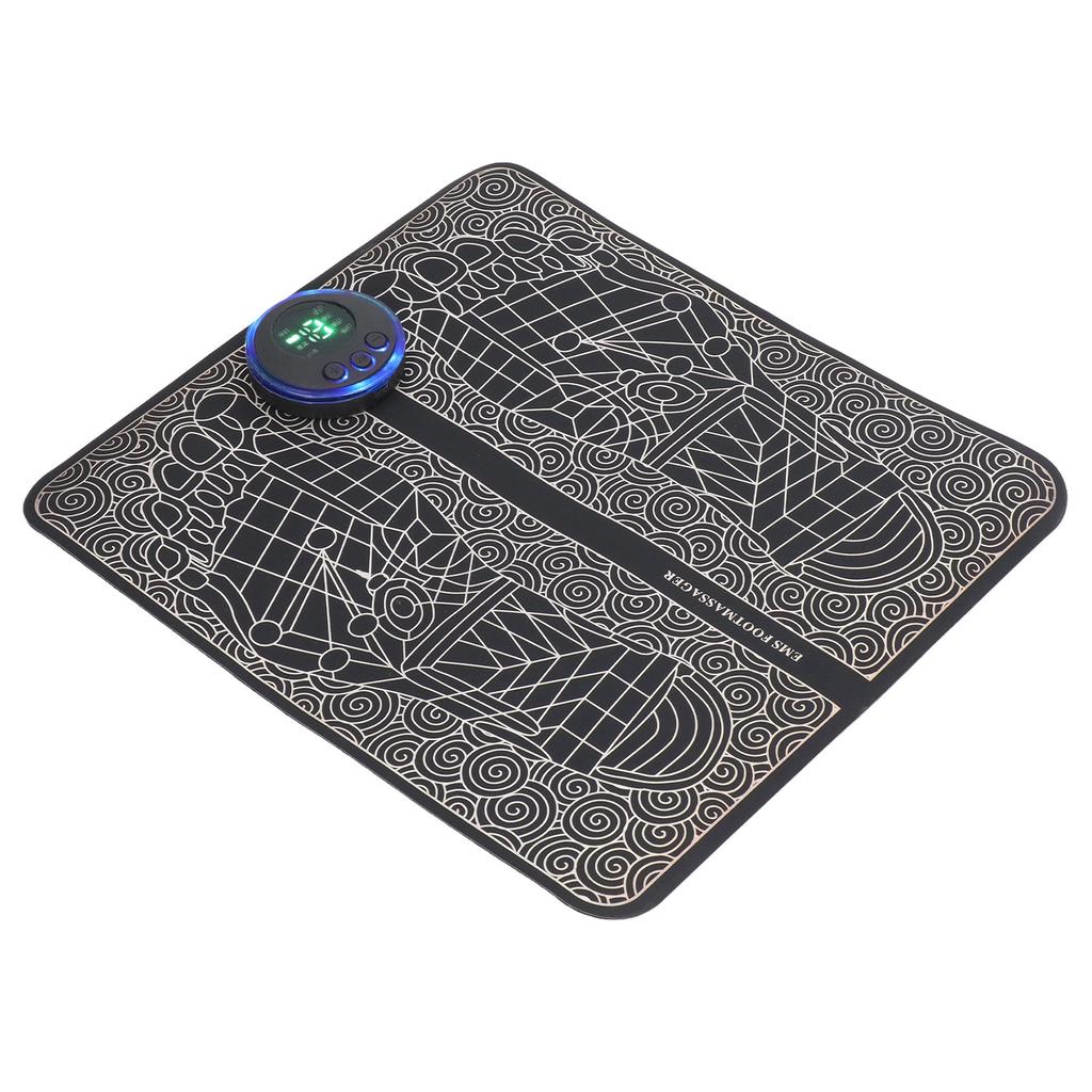 Массажный коврик для ног, электрический складной массажный коврик, массажный коврик для коррекции формы ног с ручным переключателем для