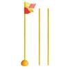 Football Corner Flag Set Training Match Sports Flagpole Kit Weather-Resistant Artificial Turf Corner Marker for Games Practice