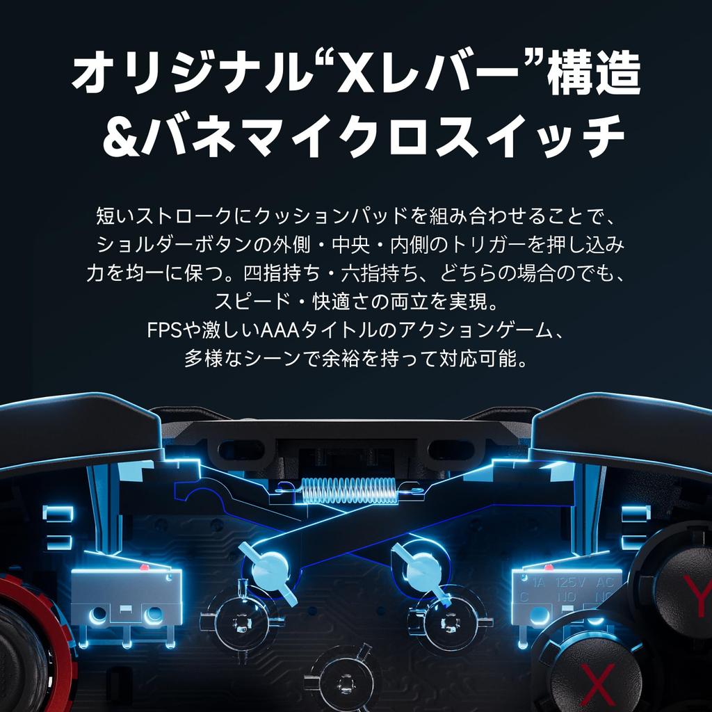 Warriors ORIGINS Limited WON BLITZ2 TMR Wireless Controller with TMR Magnetic Resistance 2000Hz Polling Rate Wired 16 Mechanical Switch 1000mAh High