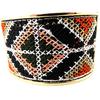 [M2352] - Дизайнерский браслет Desigual чёрно-оранжевый