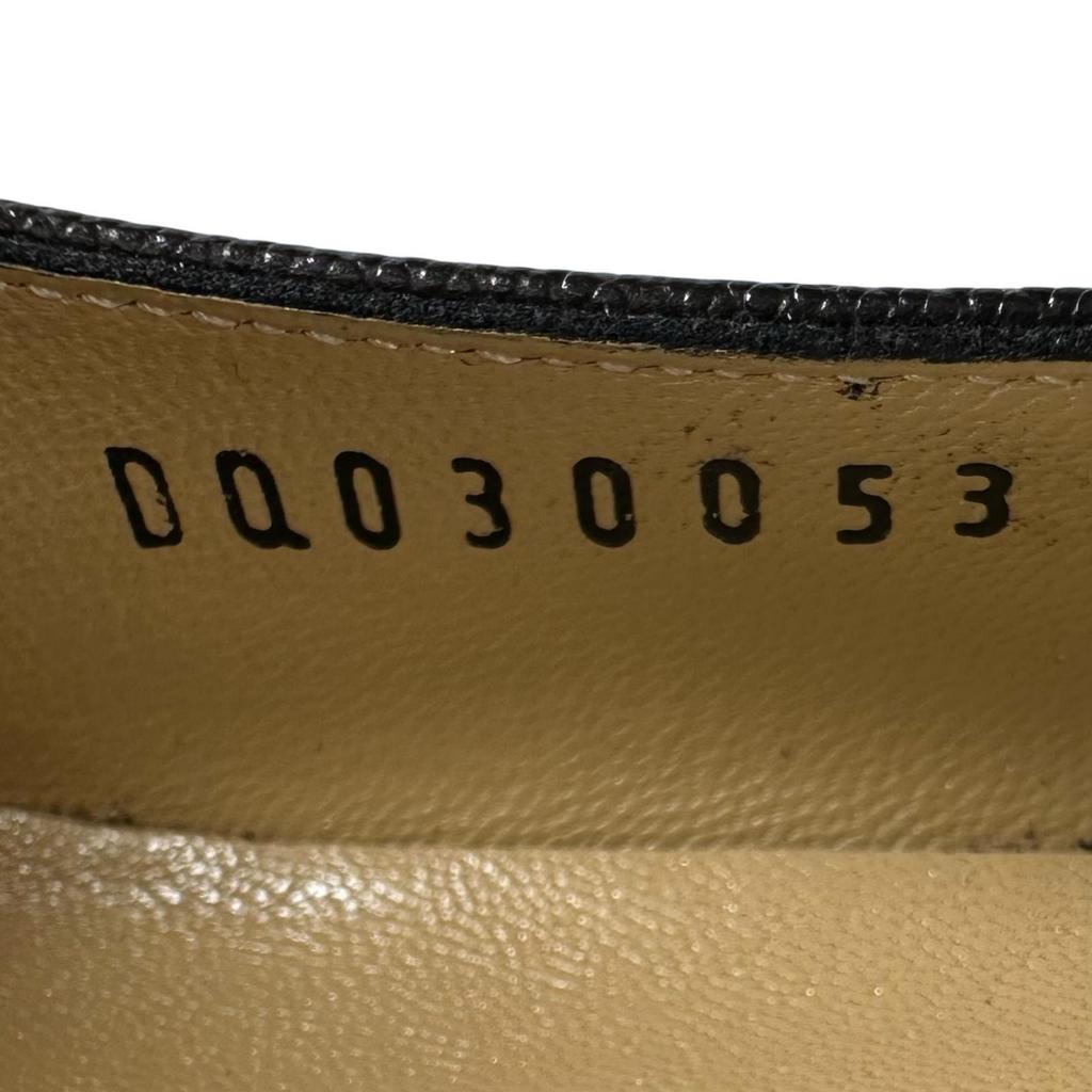 Безупречные туфли Salvatore Ferragamo GanciniМеталлическая черная кожа Женские 7 Б/у