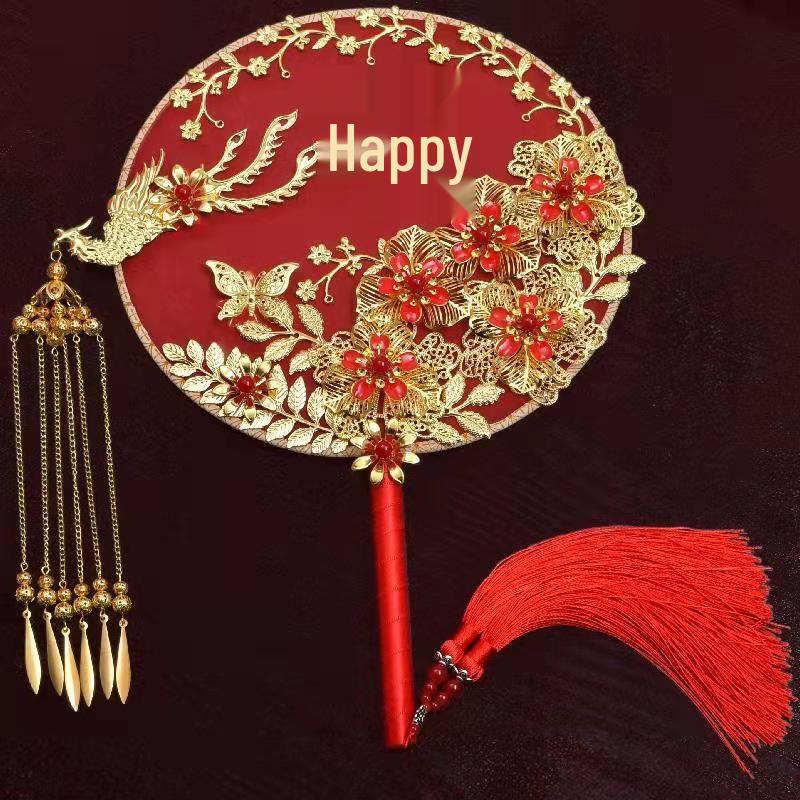 Традиционный китайский свадебный веер