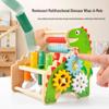 Dinosaur Abacus Whack-a-Mole Building Blocks: Educational Hand-Eye Coordination and Focus Training for Infants