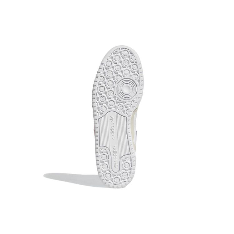 adidas Forum Exhibit Low White Ярко-красные кроссовки унисекс Cloud-White Core-Black GZ0937