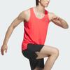 Adidas Climacool Ess Tank Top Quick Dry Cool Running Slim Fit Sports Vest Unisex Tops Bright-Red Dark-Silver-Gray JZ2151