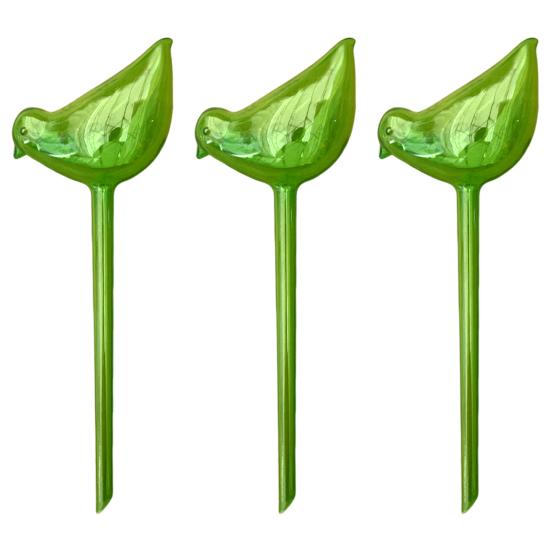 Автоматическая поливочная колба Дизайн птицы Самополивающиеся глобусы Вставка для посадки Поливочная колба для комнатных растений Уличные горшечные растения