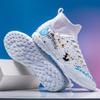 New High-top Football Shoes with Long Broken Nails Amazon Men's and Women's Football Shoes Grass Student Training Shoes