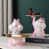 Белка смоляные украшения нержавеющая сталь поднос для хранения аксессуары для дома украшения поделки копилка статуэтки статуэтки мебель