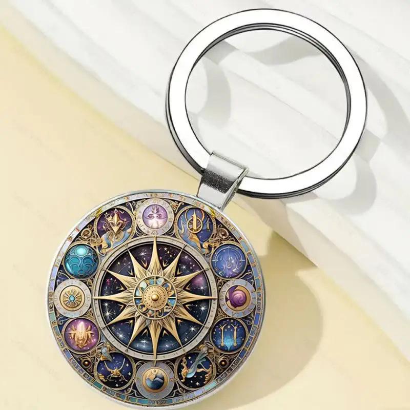 Acrylic Mysterious Celestial Body Symbol, Universe Planet Color Window Pendant, Holiday Hanging Decoration - Unique Artwork