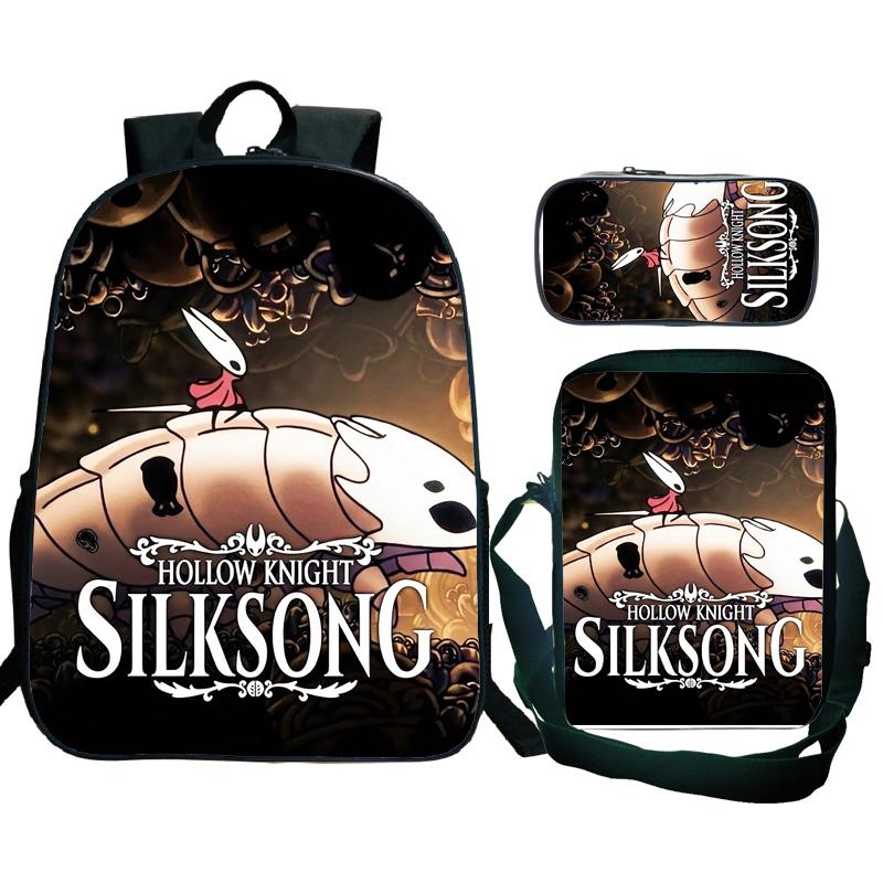 Hollow Knight 2 Silksong Рюкзак Подростки Хорнет Магнит на Холодильник Ранец Сумка Через Плечо Пенал Школьные Рюкзаки