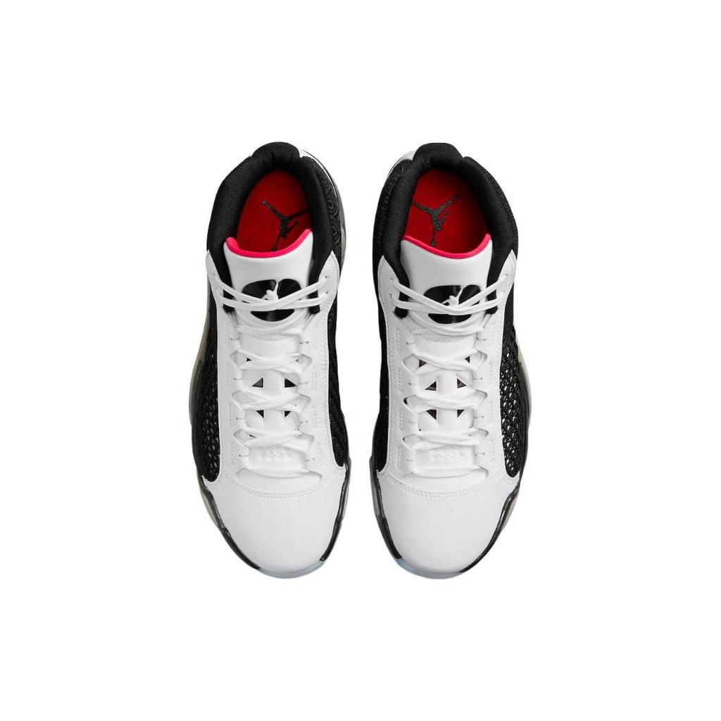 Air Jordan 38 Fundamental Men Sneakers White Black Siren-Red DZ3356-106