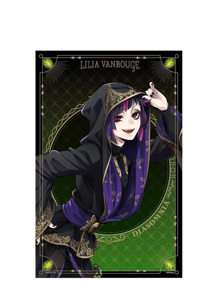 Disney Twisted Wonderland A2 Henkei Tapestry 22 Lilia Vanrouge