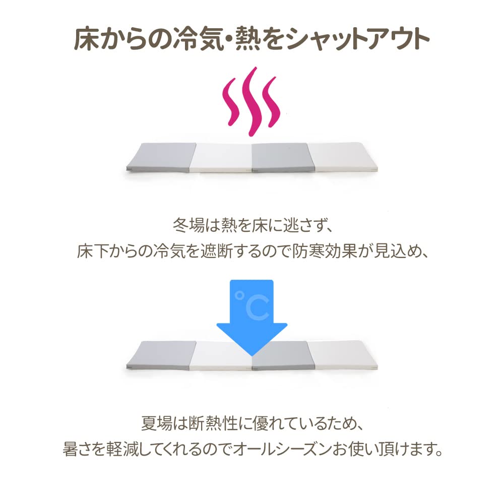 Bonarca игровой коврик детский коврик детский толстый игровой коврик складной 200 см x 70 см x 4 см детский эластичный коврик для йоги звуконепроницаемый водонепроницаемый для помещений