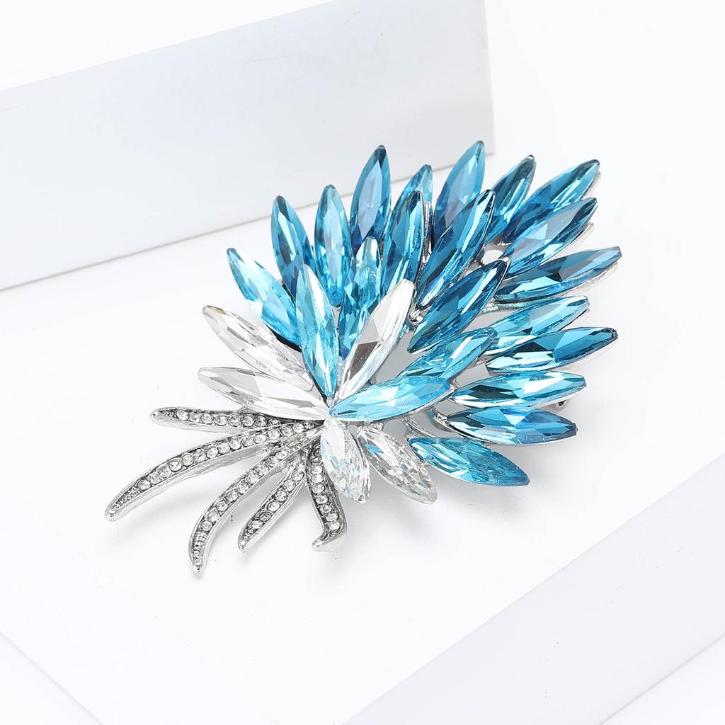 Стильная и элегантная брошь-факел из сплава, брошь-корсаж для женского костюма, стильная бижутерия высокого класса