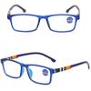 Elegant Portable Eye Protection Ultra Light Frame Reading Glasses Anti-Blue Light Eyeglasses