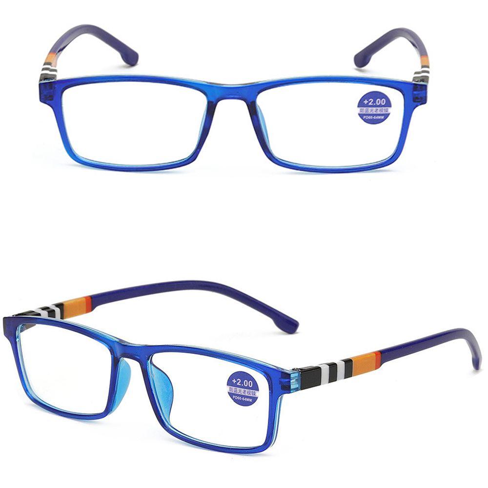 Elegant Portable Eye Protection Ultra Light Frame Reading Glasses Anti-Blue Light Eyeglasses