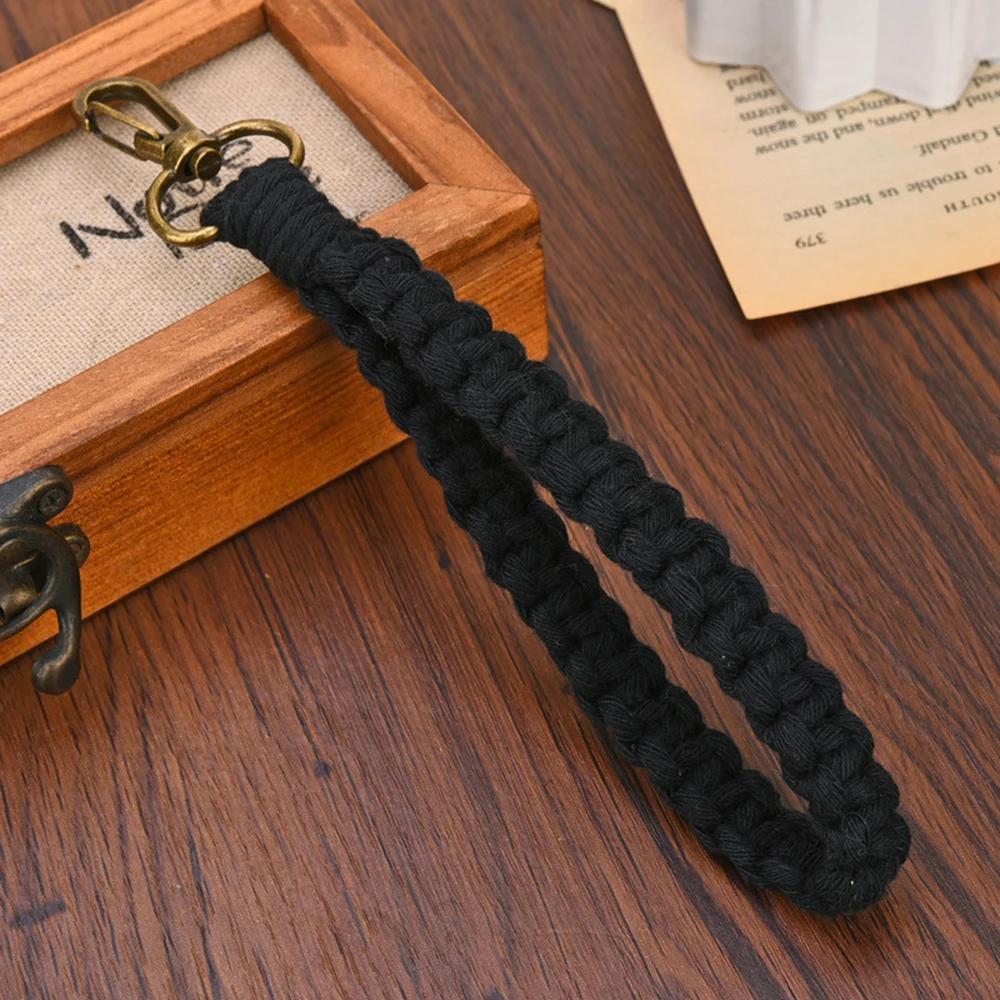 Новый Винтажный Плетеный Хлопковый Шнур Брелок Женский Характер Автомобиль Сумка Брелок Плетеный Брелок Для Женщин Ювелирный Подарок 2022